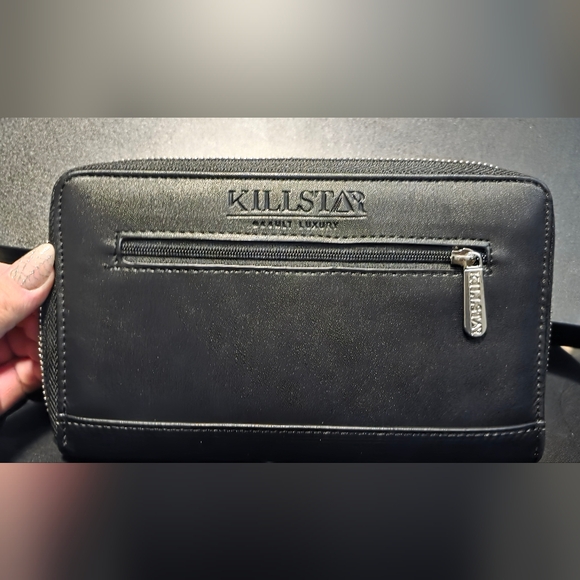 Killstar Black Zippered Wallet - Picture 4 of 8
